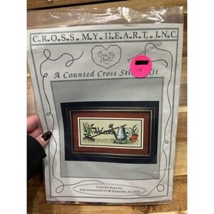 Cross My Heart Inc Garden‎ Welcome Counted Cross Stitch Kit New